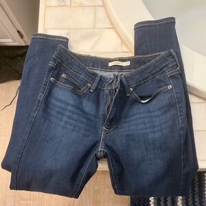 Levi's Women's Dark Blue Skinny Jeans